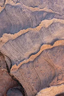 Nevada Prints: USA, Nevada. Abstract lines in the sandstone, Valley of Fire State Park