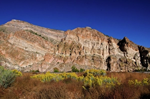 Nevada Prints: USA, Nevada, Caliente. Rainbow Canyon
