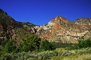 Nevada Prints: USA, Nevada, Caliente. Rainbow Canyon