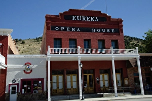 Opera Prints: USA, Nevada, Eureka. Opera House. (Editorial Use Only)