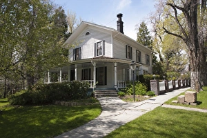Images Dated 10th May 2010: USA, Nevada. Historic G. A. Nourse and D. A. Bender House (1867) Carson City, Nevada