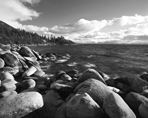 USA, Nevada, Lake Tahoe Nevada State Park, View of lake Tahoe