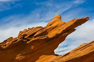 Images Dated 26th September 2017: USA, Nevada, Mesquite. Gold Butte National Monument, Little Finland red rock sculptures