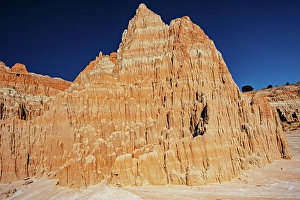 Weathered Prints: USA, Nevada, Panaca. Cathedral Gorge State Park