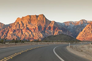 National Prints: USA, Nevada. Red Rock Canyon outside Las Vegas, Nevada