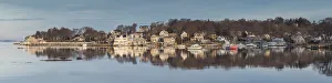 Prints of USA, New England, Massachusetts, Cape Ann, Gloucester, Annisquam Harbor, winter, dawn Images Dated 2019 May: USA, New England, Massachusetts, Cape Ann, Gloucester, Annisquam Harbor, winter, dawn