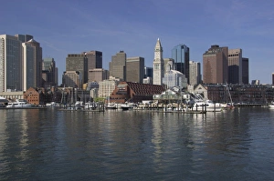 Images Dated 20th May 2009: USA, New England, Massachusetts, Boston, Long Wharf, Lewis Wharf, Boston Harbor