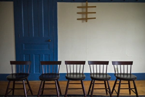 Images Dated 13th November 2014: USA, New Hampshire, Enfield, Enfield Shaker Museum, shaker furniture