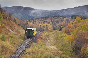Railroad Prints: USA, New Hampshire, White Mountains, Bretton Woods, The Mount Washington Cog Railway
