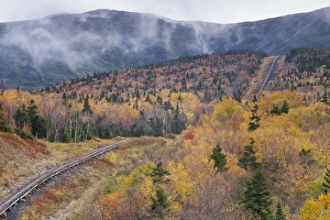 Railroad Prints: USA, New Hampshire, White Mountains, Bretton Woods, The Mount Washington Cog Railway