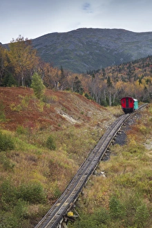 Railroad Prints: USA, New Hampshire, White Mountains, Bretton Woods, The Mount Washington Cog Railway