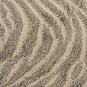 Images Dated 30th April 2024: USA, New Jersey, Cape May National Seashore. Close-up of sand patterns