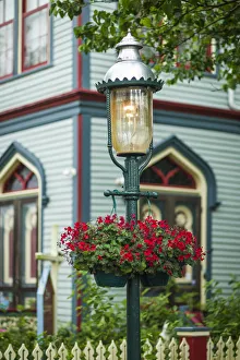 USA, New Jersey, Cape May. Victorian house detail