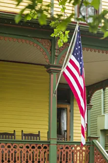 USA, New Jersey, Cape May. Victorian house detail