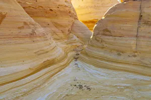 Images Dated 2nd July 2021: USA, New Mexico, Ojito Wilderness. Eroded desert rocks