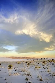 Images Dated 14th March 2007: USA, New Mexico, White Sands National Monument situated in the Tularosa Basin of