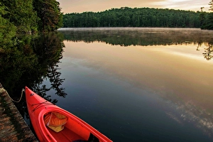 Kayak Prints: USA, New York. Adirondack Park (National Historic Landmark)
