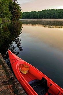 Kayak Prints: USA, New York. Adirondack Park (National Historic Landmark)