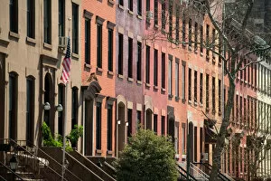 Images Dated 28th January 2005: USA-New York-New York City-Brooklyn: Cobble Hill-Brownstones / President Street