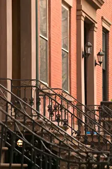 Neighborhood Prints: USA-New York-New York City-Brooklyn: Brooklyn Heights-Brownstones / Henry Street