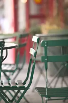American Culture Prints: USA, New York, New York City, Brooklyn: Cobble Hill, Outdoor Cafe Tables / Smith Street