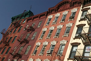 Images Dated 28th January 2005: USA-New York-New York City-Manhattan: Greenwich Village-Fire Escapes / Village Buildings