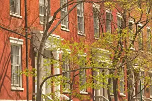 USA-New York-New York City-Manhattan: Greenwich Village-Washington Square North Brownstones