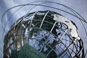 Images Dated 28th January 2005: USA-New York-New York City-Queens: Flushing-1964-65 Worlds Fair Unisphere-Defocussed