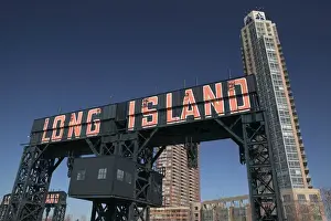 High Rise Prints: USA-New York-New York City-Queens: Long Island City-Long Island City Ferry Piers