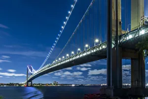 Traffic Prints: USA, New York. The Verrazzano-Narrows Bridge