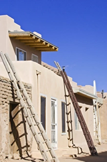 USA, NM, Acoma Pueblo, Sky City Village