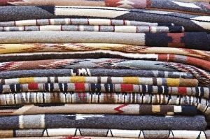 USA, NM, Gallup, Handmade Navajo Rugs for Sale