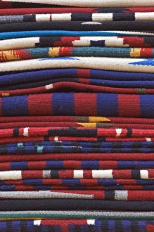 Images Dated 16th February 2009: USA, NM, Gallup, Handmade Navajo Rugs for Sale