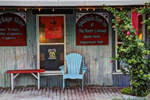 Images Dated 12th August 2012: USA; North America; Florida; Apalachicola; Old building used as a shop