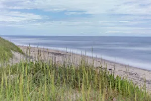 Seashore Prints: USA, North Carolina, Buxton. Seashore and beach