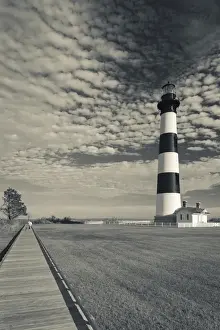 Images Dated 5th November 2013: USA, North Carolina, Outer Banks National Seashore, Bodie Island, Bodie Island Lighthouse