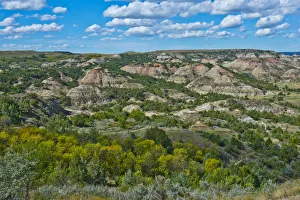 USA, North Dakota, Medora. Theodore Roosevelt National Park, South Unit, Painted