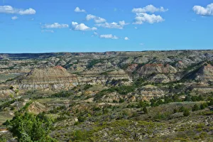 USA, North Dakota, Medora. Theodore Roosevelt National Park, South Unit, Painted