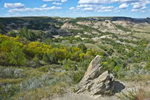 USA, North Dakota, Medora. Theodore Roosevelt National Park, South Unit, Painted