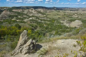 USA, North Dakota, Medora. Theodore Roosevelt National Park, South Unit, Painted