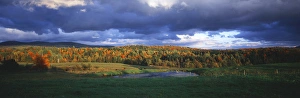 Northeast Kingdom Prints: USA, Northeast Kingdom, Vermont, Eden, View of field