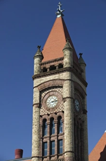 Images Dated 21st October 2006: USA, Ohio, Cincinnati: Cincinnati City Hall Tower