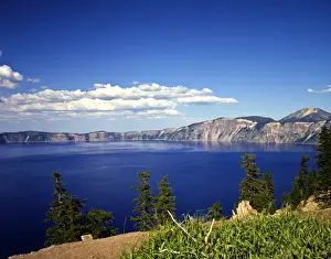 Crater Prints: USA, Oregon, Crater Lake in Crater Lake National Park