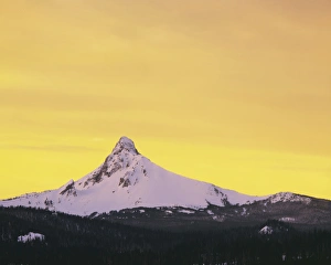 Mount Washington Prints: USA, Oregon, Deschutes National Forest, Mt. Washington at sunset