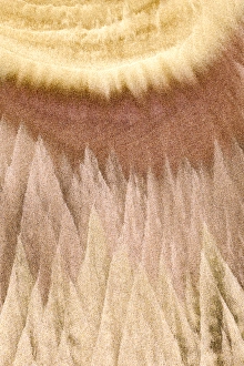 Images Dated 29th September 2010: USA, Oregon, Devils Punchbowl State Natural Area. Abstract patterns in beach sand