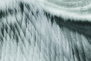 Images Dated 29th September 2010: USA, Oregon, Devils Punchbowl State Natural Area. Abstract patterns in beach sand