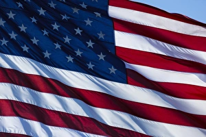 Rick A Brown Prints: USA, Oregon, Hood River, US Flag at WaAM