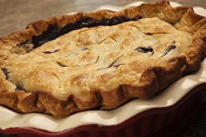 Rick A Brown Prints: USA, Oregon, Keizer, blueberry / raspberry pie