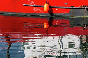 Images Dated 4th September 2024: USA, Oregon. Reflections in Garibaldi bay along the Oregon Coast
