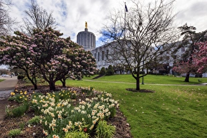 Images Dated 31st March 2012: USA, Oregon, Salem, state capitol
